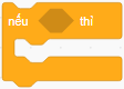 Hình a: khối lệnh Scratch thứ nhất.